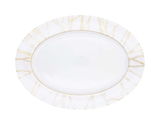 Robert Haviland & C. Parlon, Fil d'or, Oval platter 36 cm