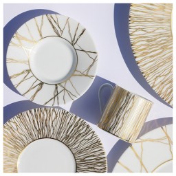 Robert Haviland & C. Parlon, Fil d'or, Oval platter 36 cm