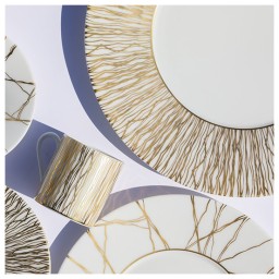 Robert Haviland & C. Parlon, Fil d'or, Low coffee / Teapot 6 cups