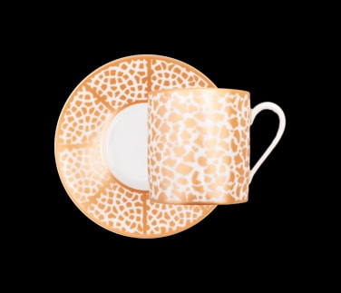 Robert Haviland & C. Parlon, Serengeti Bronze, Coffee cup & saucer