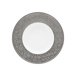 J.L Coquet, Swan Platinum, Rim soup plate, medium
