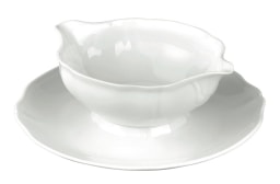 Raynaud, Argent, Sauce boat and stand