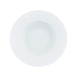 J.L Coquet, Swan Satin White, Rim soup plate, medium