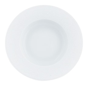 J.L Coquet, Swan Satin White, Rim soup plate, medium