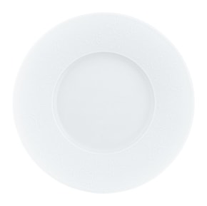 J.L Coquet, Swan Satin White, Dinner plate