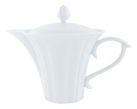 J.L Coquet, Swan Satin White, Tea pot, medium