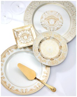 Versace, Medusa gala, Presentation plate
