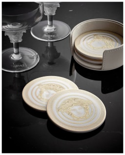 Versace, Medusa gala, Set of 4 coasters
