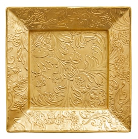 Raynaud, Italian Renaissance Gold, Square trinket tray