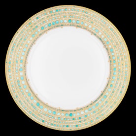 Robert Haviland & C. Parlon, Syracuse Turquoise, Round flat dish