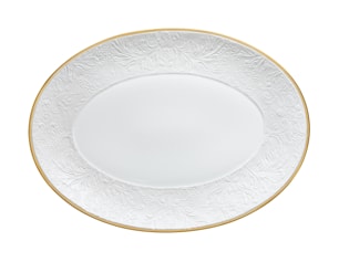 Raynaud, Italian Renaissance Gold Rim, Oval platter