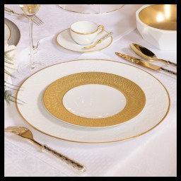 Raynaud, Italian Renaissance Gold Rim, Salad bowl