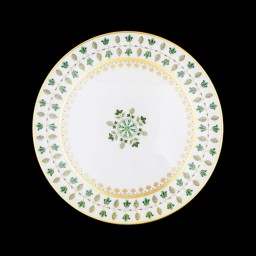 Robert Haviland & C. Parlon, Matignon Green, Round flat tarte dish