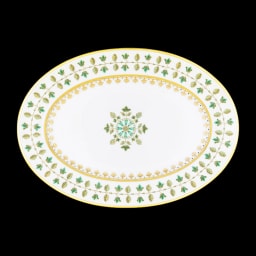 Robert Haviland & C. Parlon, Matignon Green, Oval platter 42 cm