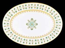 Robert Haviland & C. Parlon, Matignon Green, Oval platter 42 cm