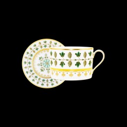 Robert Haviland & C. Parlon, Matignon Green, Breakfast cup & saucer