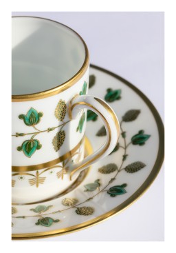 Robert Haviland & C. Parlon, Matignon Green, Coffee cup & saucer