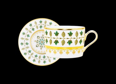 Robert Haviland & C. Parlon, Matignon Green, Tea cup & saucer