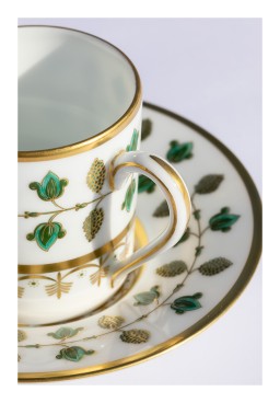 Robert Haviland & C. Parlon, Matignon Green, Tea cup & saucer