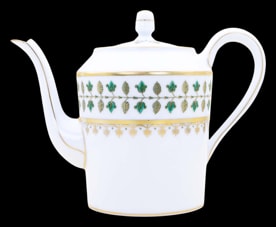 Robert Haviland & C. Parlon, Matignon Green, Tea pot 12 cups