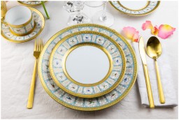 Robert Haviland & C. Parlon, Bengalis, Cream soup bowl & saucer