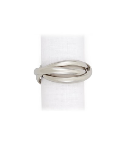 L'Objet, Napkin rings, Three-ring Napkin rings, set of 4