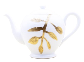 Robert Haviland & C. Parlon, Daphne White, Teapot 12 cups