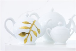 Robert Haviland & C. Parlon, Daphne White, Teapot 12 cups