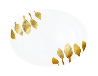 Robert Haviland & C. Parlon, Daphne White, Oval platter 36 cm