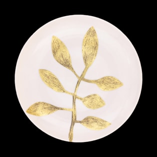 Robert Haviland & C. Parlon, Daphne Colors, Dessert plate