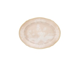 Ginori 1735, Oriente Italiano Castagna & Meringa, Oval platter