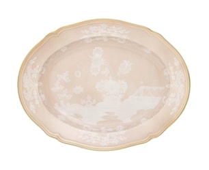 Ginori 1735, Oriente Italiano Castagna & Meringa, Oval platter