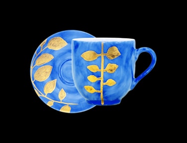 Robert Haviland & C. Parlon, Daphne Colors, Coffee cup & saucer