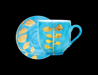 Robert Haviland & C. Parlon, Daphne Colors, Coffee cup & saucer