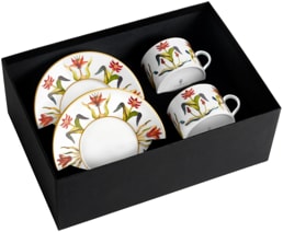 L'Objet, Grand Tour, Set of 2 tea cups and saucers