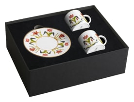 L'Objet, Grand Tour, Set of 2 espresso cups and saucers