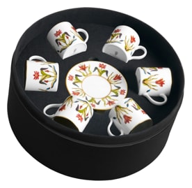 L'Objet, Grand Tour, Set of 6 espresso cups and saucers