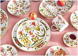 L'Objet, Grand Tour, Set of 4 bread and butter plates