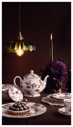 Bernardaud, Albertine prune, Bread and butter plate