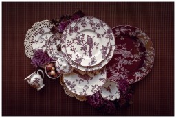 Bernardaud, Albertine prune, Salad plate