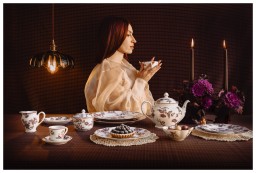 Bernardaud, Albertine prune, Salad plate