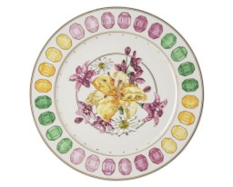 Rosenthal, Swarovski Idyllia, Presentation plate, bouquet