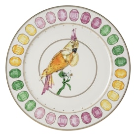 Rosenthal, Swarovski Idyllia, Presentation plate, cockatoo
