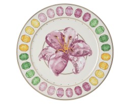 Rosenthal, Swarovski Idyllia, Presentation plate, lily