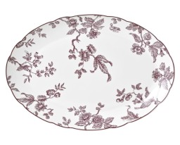 Bernardaud, Albertine prune, Oval platter 38 cm