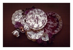 Bernardaud, Albertine prune, Sugar pot