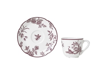 Bernardaud, Albertine prune, Coffee cup & saucer