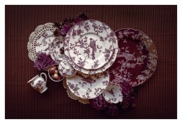 Bernardaud, Albertine prune, Tea cup & saucer
