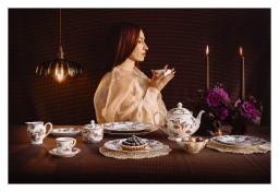 Bernardaud, Albertine prune, Tea pot 6 cups