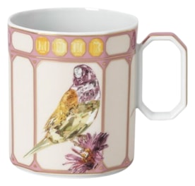 Rosenthal, Swarovski Idyllia, Mug, finch pink